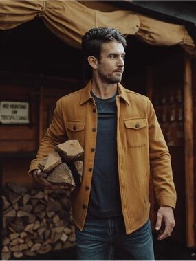 Normal Brand Wool Blend Brightside Jacket Yellow Size Medium NWT